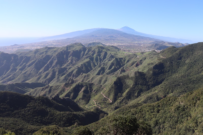 Z vyhliadky Mirador Pico del Inglés