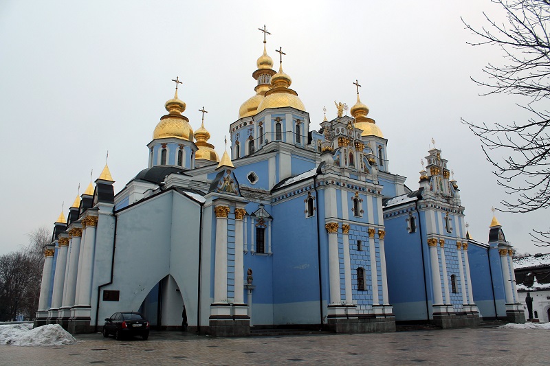 Najkrajší z Kyjevských kostolov – Chrám sv. Michala