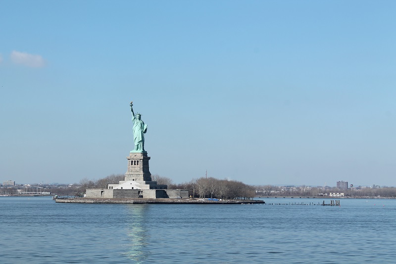 Socha slobody zo Staten Island Ferry