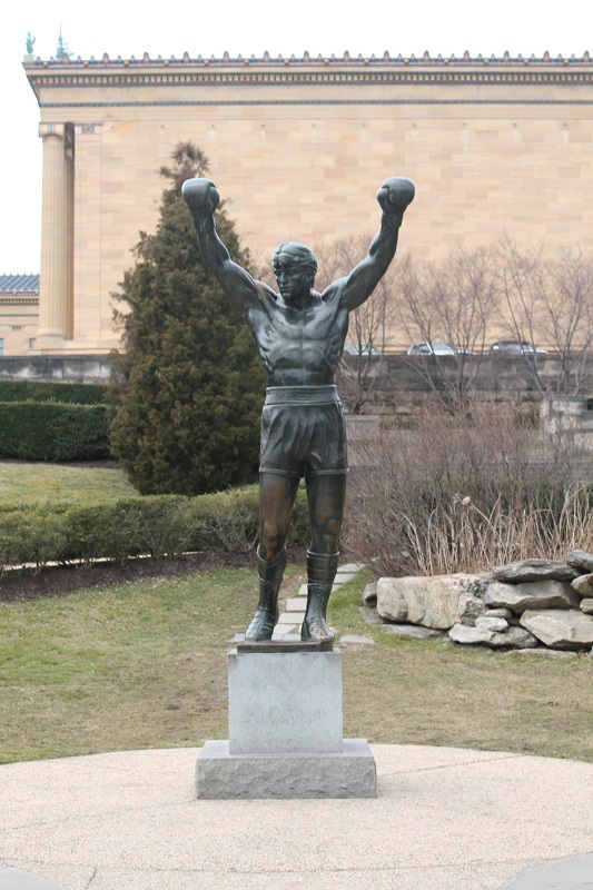 Rocky tu má aj svoju sochu