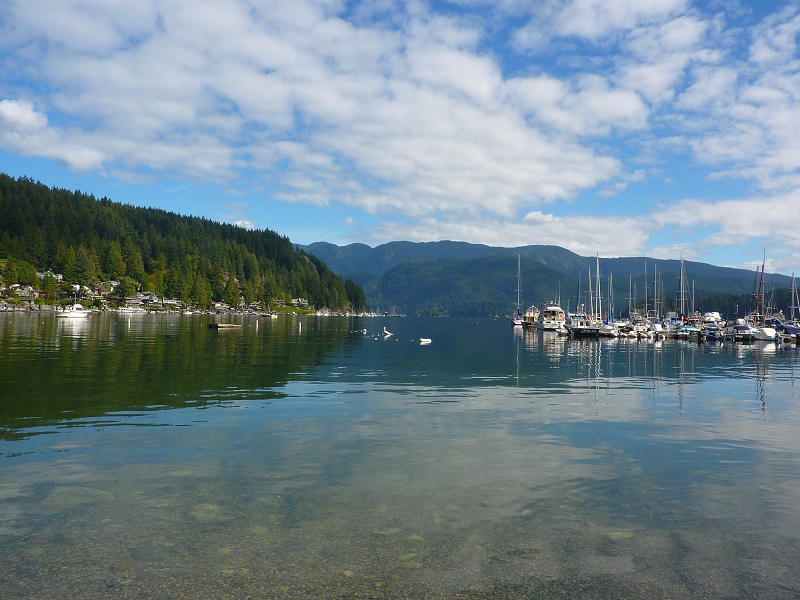 Pohľad na zátoku Deep Cove