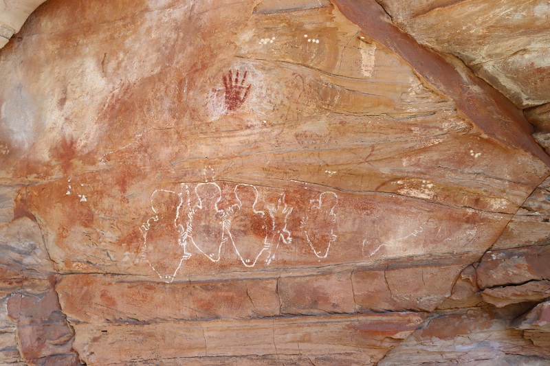 Skalné maľby v Mirima National Parku