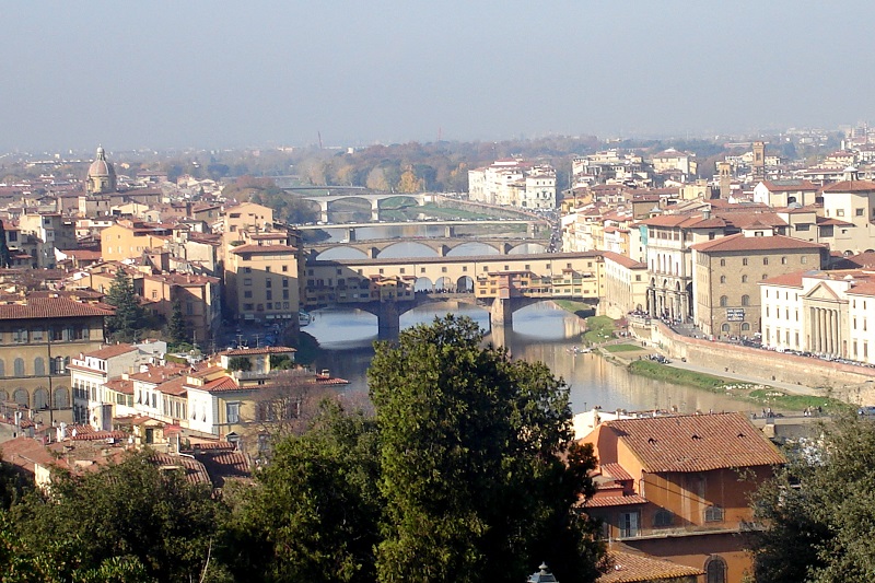 Najslávnejší most vo Florencii – Ponte Vecchio