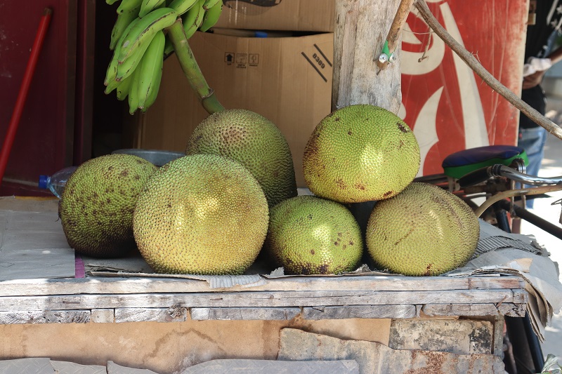 Na Zanzibare môžete ochutnať množstvo exotického ovocia. My si kupujeme Jackfruit, ktorý poznáme už z Ázie a máme ho veľmi radi, v Európe ho ale nekúpite