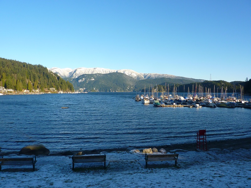 Záliv Deep Cove na severe Vancouveru